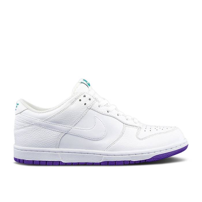 ʥ Nike  Dunk Low 'White Purple Punch' Men White/White/Purple Punch   Purp...