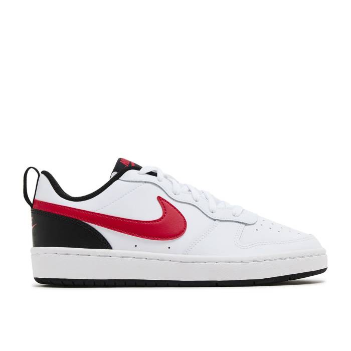 ナイキ Nike 【 Court Borough Low 2 Gs 'White University Red' Youth White/Black/Unive...