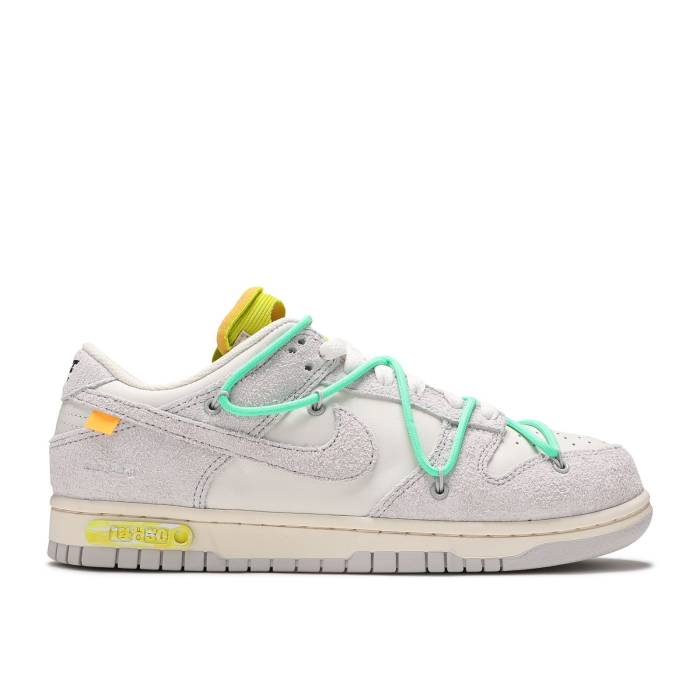 ナイキ Nike 【 Off-White X Dunk Low 'Lot 14 Of 50' Men Sail/Neutral Grey 】 オフホワイト ダンク 靴 メンズ靴 スニーカー メンズ 灰色 グレー