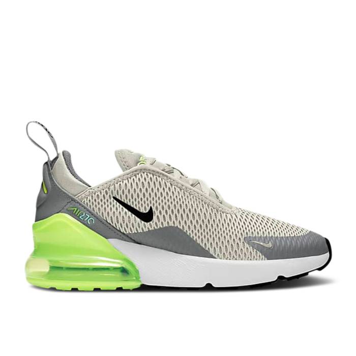 ʥ Nike  Air Max 270 Ps 'Light Bone Volt' Youth Light Bone/Volt/Part...