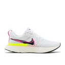 ナイキ Nike 【 Wmns React Infinity Run Flyknit 2 'Rawdacious' Women White/Sail/Pink Blast/Black 】 リアクト ラン フライニット 靴 レディース靴 スニーカー レディース 白色 ホワイト pink ピンク ブラスト 黒色