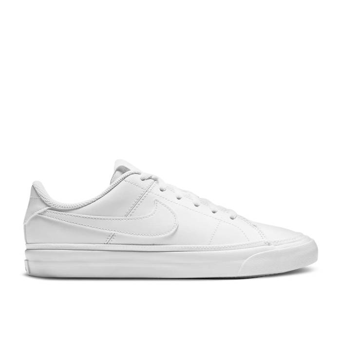 ʥ Nike  Court Legacy Gs 'Triple White' Youth White/White/White   legacy ...