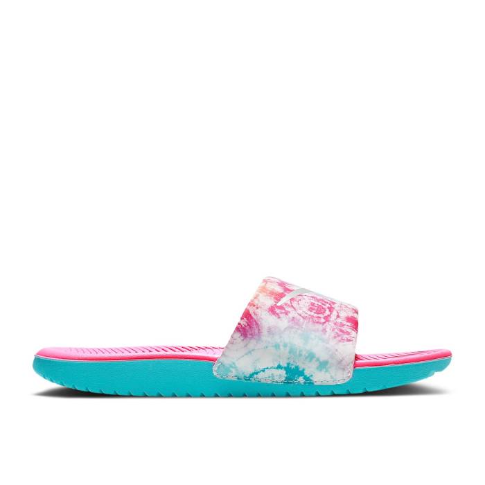 ナイキ Nike 【 Kawa Gs 'Tie-Dye' Youth Laser Fuchsia/Cabana/Metallic Silver 】 キッズ ベビー マ..