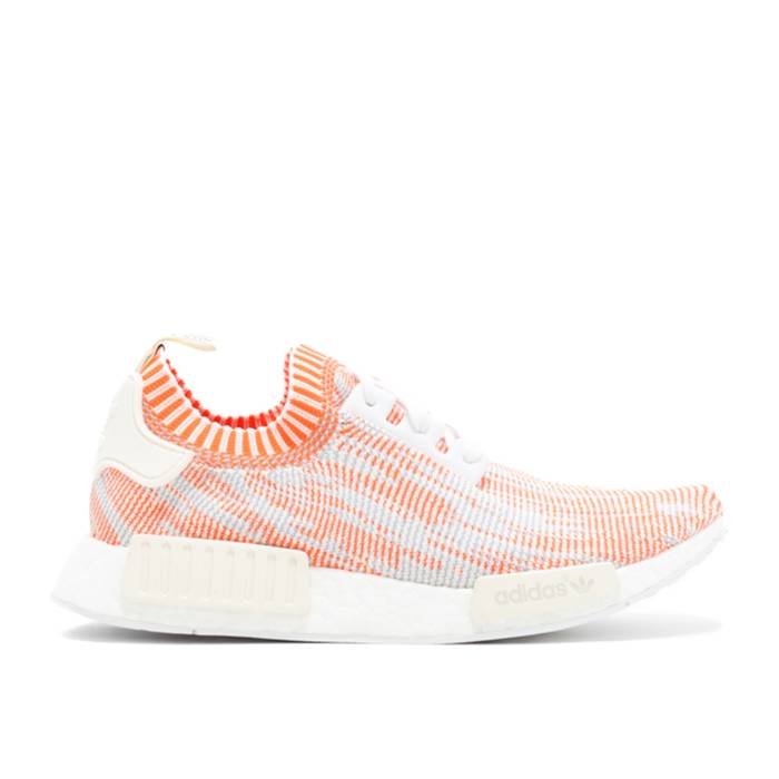 アディダス Adidas 【 Nmd_R1 Primeknit 'Shrimp' Men Footwear White/Solid Red/Off White 】 靴 メンズ靴 スニーカー メンズ 白色 ホワイト ソリッド Red 赤・レッド