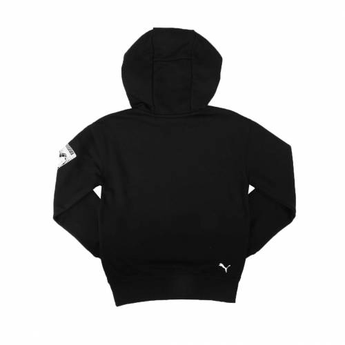 プーマ ストリート フーディー パーカー 黒色 ブラック ジュニア キッズ 【 PUMA STREET BMW M MOTORSPORTS KIDS HOODIE 816 BLACK 】