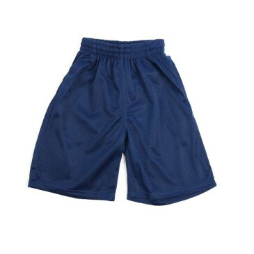 ソリッド ショーツ ハーフパンツ 紺色 ネイビー ジュニア キッズ 【 ARCADE STYLES SOLID MESH SHORTS 820 NAVY 】