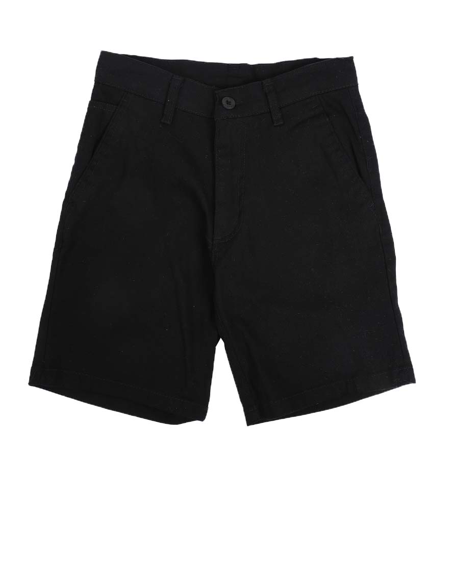 チノ ショーツ ハーフパンツ 黒色 ブラック ジュニア キッズ 【 ARCADE STYLES CHINO STRETCH TWILL SHORTS 820 BLACK 】