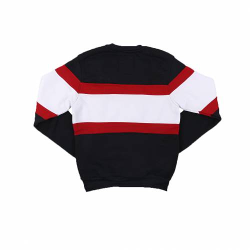 【★スーパーSALE★9/11深夜2時迄】フリース クルー スウェットシャツ トレーナー 紺色 ネイビー ジュニア キッズ 【 ARCADE STYLES COLOR BLOCK FLEECE CREW NECK SWEATSHIRT 818 NAVY 】