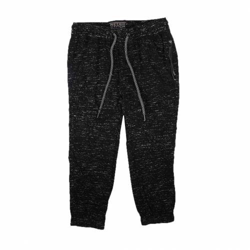 ストリーク ジョガーパンツ ナイロン 黒色 ブラック ジュニア キッズ 【 ARCADE STYLES STREAK PRINTED TWILL MOTO JOGGERS W NYLON ZIPPER 47 BLACK 】