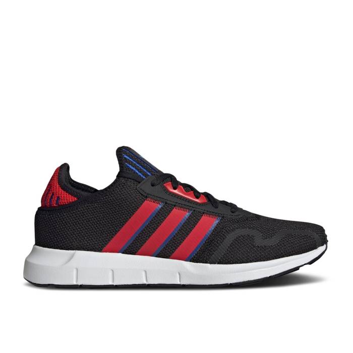 アディダス Adidas 【 Swift Run X 'Black Scarlet' Men Core Black/Scarlet/Power Blue 】 Swift ラン 靴 メンズ靴 スニーカー メンズ コア 黒色 ブラック Power パワー 青色 ブルー
