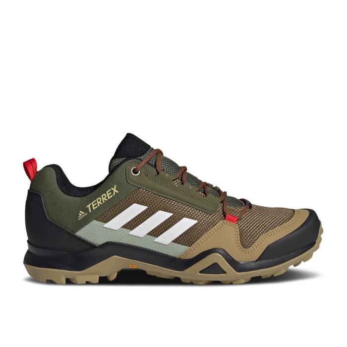 アディダス Adidas 【 Terrex Ax3 'Wild Pine' Men Wild Pine/Crystal White/Vivid Red 】 靴 メンズ靴 スニーカー メンズ wild ワイルド 白色 ホワイト Red 赤・レッド