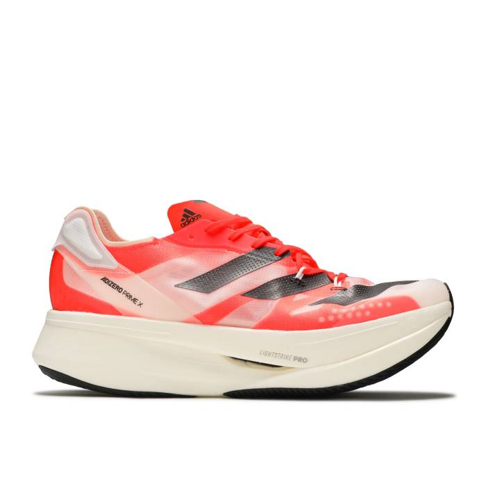 楽天スニケスアディダス Adidas 【 Adizero Prime X 'White Solar Red' Men Cloud White/Carbon/Solar Red 】 アディゼロ 靴 メンズ靴 スニーカー メンズ 白色 ホワイト カーボン Red 赤・レッド