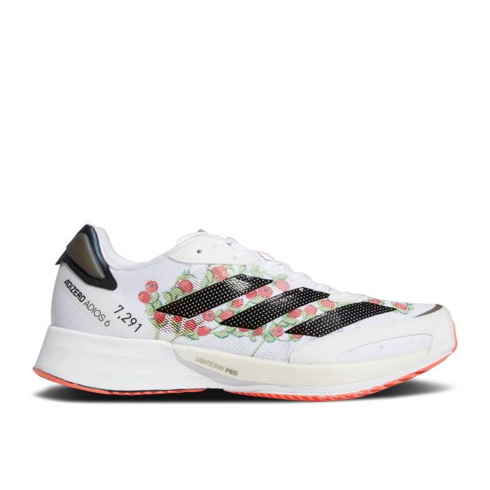 楽天スニケスアディダス Adidas 【 Adizero Adios 6 'Pomegranate' Men Cloud White/Core Black/Solar Red 】 アディゼロ アディオス 靴 メンズ靴 スニーカー メンズ 白色 ホワイト コア 黒色 ブラック Red 赤・レッド