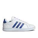 アディダス Adidas 【 Grand Court 'White Royal Blue' Men Cloud White/Royal Blue/Cloud W...