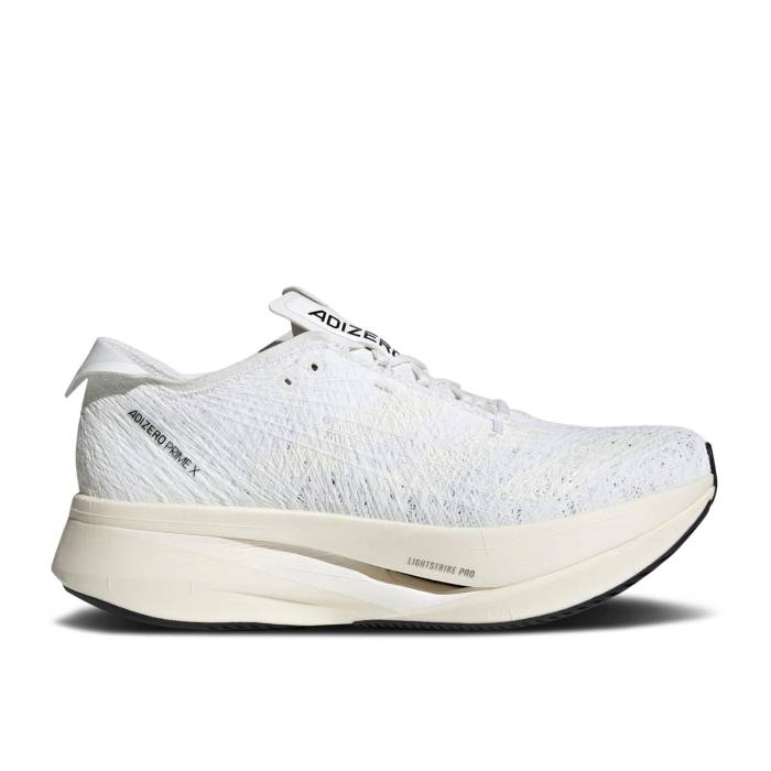 アディダス Adidas 【 Adizero Prime X Strung 'Non Dyed' Men Non Dyed/Core Black/Cloud White 】 アディゼロ 靴 メンズ靴 スニーカー メンズ コア 黒色 ブラック 白色 ホワイト
