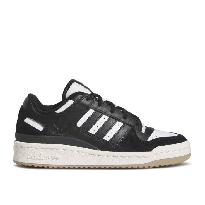 楽天スニケスアディダス Adidas 【 Forum Low Big Kid 'Black White Gum' Youth Core Black/Cloud White/Cream White 】 フォーラム 白色 ホワイト キッズ ベビー マタニティ キッズファッション 靴 スニーカー ジュニア キッズ コ