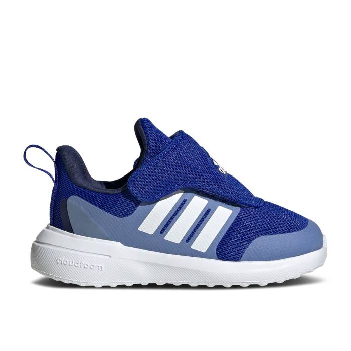 アディダス Adidas 【 Fortarun 2.0 I 'Lucid Blue' Infant Lucid Blue/Cloud White/Blue Fusion 】 キッズ ベビー マタニティ ベビーファッション 靴 スニーカー ベビー 青色 ブルー 白色 ホワイト Fusion フュージョ