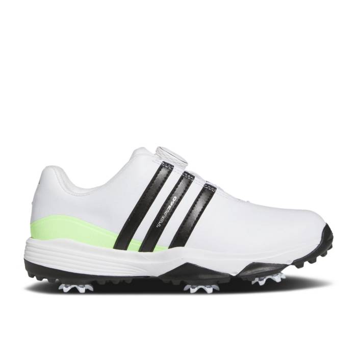 ǥ Adidas  Tour 360 24 Boa Golf J 'White Green Spark' Youth Cloud ...