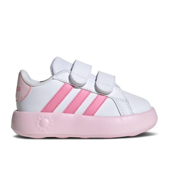 ǥ Adidas  Grand Court 2.0 I 'White Bliss Pink' Infant Cloud White...