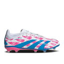 アディダス Adidas 【 Predator Elite Fg K 'Reemergence Pack' Youth Cloud White/Solar Blue/Solar Pink 】 プレデター エリート キッズ ベビー マタニティ キッズファッション 靴 スニーカー ジュニア キッズ 白色