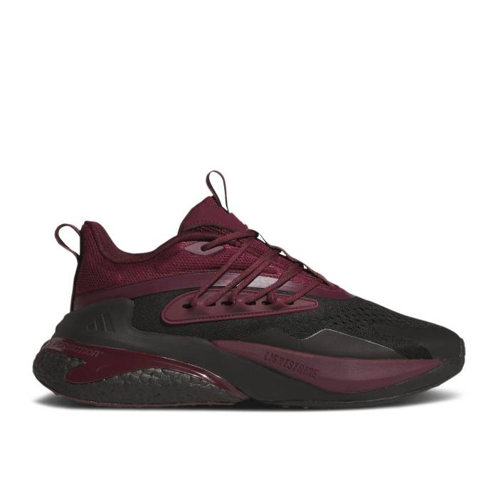 楽天スニケスアディダス Adidas 【 Alphaboost V2 'Black Maroon' Men Core Black/Team Maroon/Cloud White 】 靴 メンズ靴 スニーカー メンズ コア 黒色 ブラック Team チーム マルーン 白色 ホワイト
