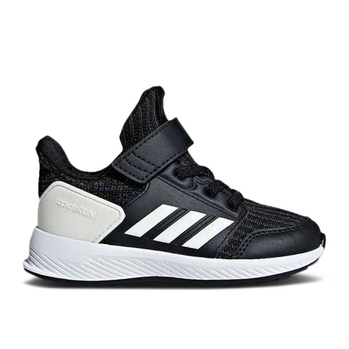 ǥ Adidas  Rapidarun Knit I 'Black White' Infant Core Black/Cloud ...
