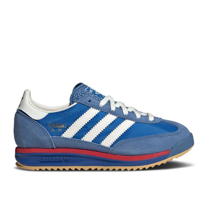 楽天スニケスアディダス Adidas 【 Sl72 Rs J 'Blue Scarlet' Youth Blue/Core White/Better Scarlet 】 キッズ ベビー マタニティ キッズファッション 靴 スニーカー ジュニア キッズ 青色 ブルー コア 白色 ホワイト