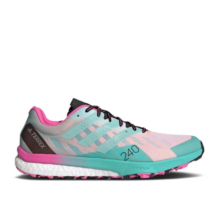 アディダス Adidas 【 Terrex Speed Ultra 'Clear Mint Screaming Pink' Men Cloud White/Clear Mint/Screaming Pink 】 Speed スピード ultra ウルトラ 靴 メンズ靴 スニーカー メンズ 白色 ホワイト pink ピンク