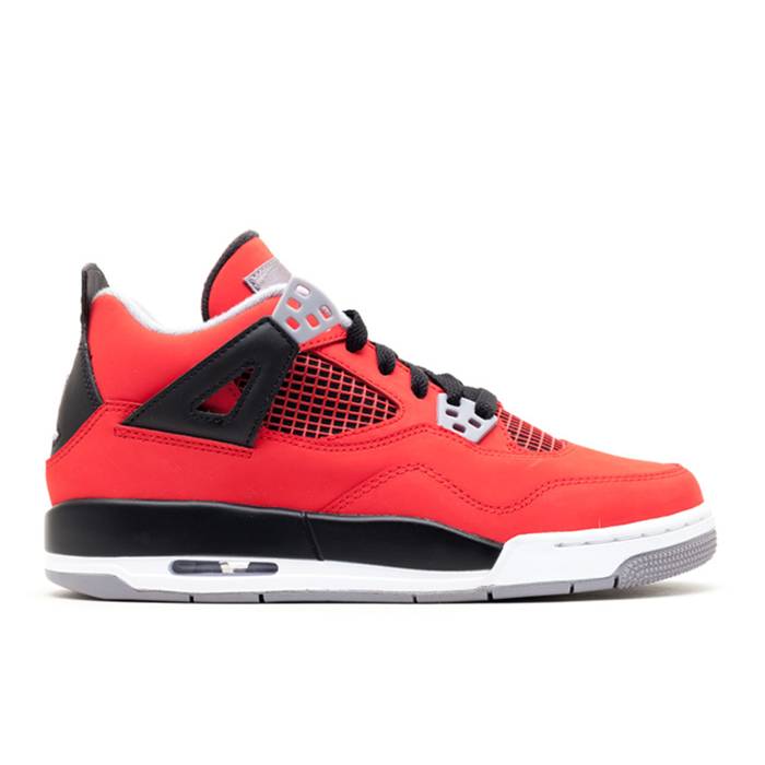 ʥ硼 Air Jordan  Jordan 4 Retro Gs 'Toro Bravo' Youth Fire Red...
