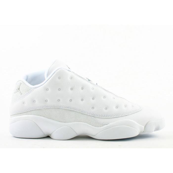 ナイキ エアジョーダン Air Jordan 【 Jordan 13 Retro Low 'All White' Men White/Metallic Silver/Midnight Navy/Ice Blue 】 13 サーティーン レトロ 靴 メンズ靴 スニーカー メンズ 白色 ホワイト Silver 銀色・シルバ