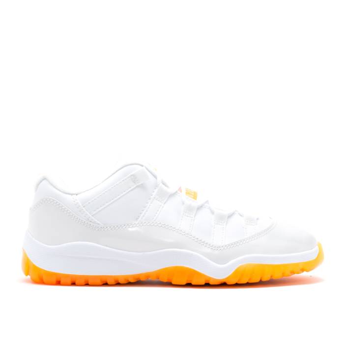 楽天スニケスナイキ　エアジョーダン Air Jordan 【 Jordan 11 Retro Low Gp 'Citrus' Youth White/White-Citrus 】 レトロ キッズ ベビー マタニティ キッズファッション 靴 スニーカー ジュニア キッズ 白色 ホワイト