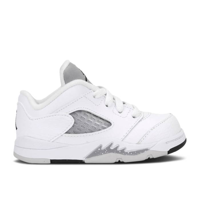 ʥ硼 Air Jordan  Jordan 5 Retro Low Gt 'Wolf Grey' Infant Whit...
