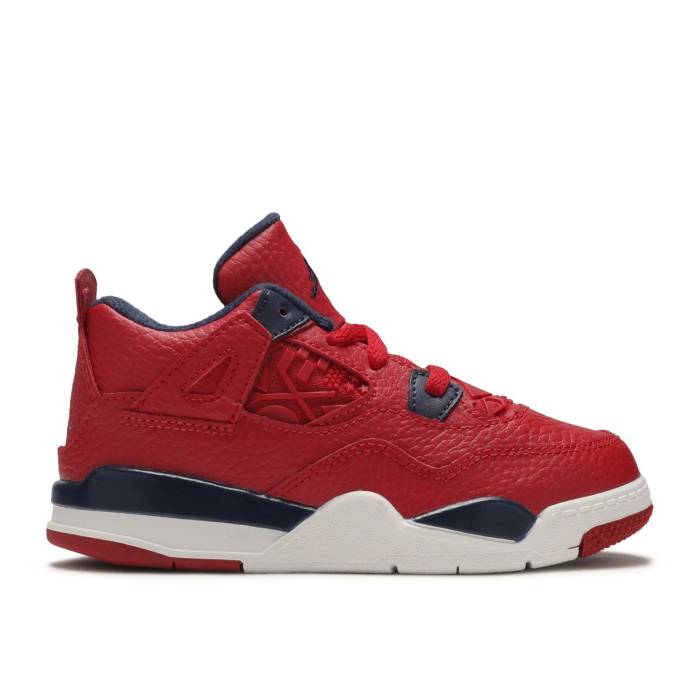 ナイキ　エアジョーダン Air Jordan 【 Jordan 4 Retro Td 'Fiba' Infant Gym Red/White/Metallic Gold..
