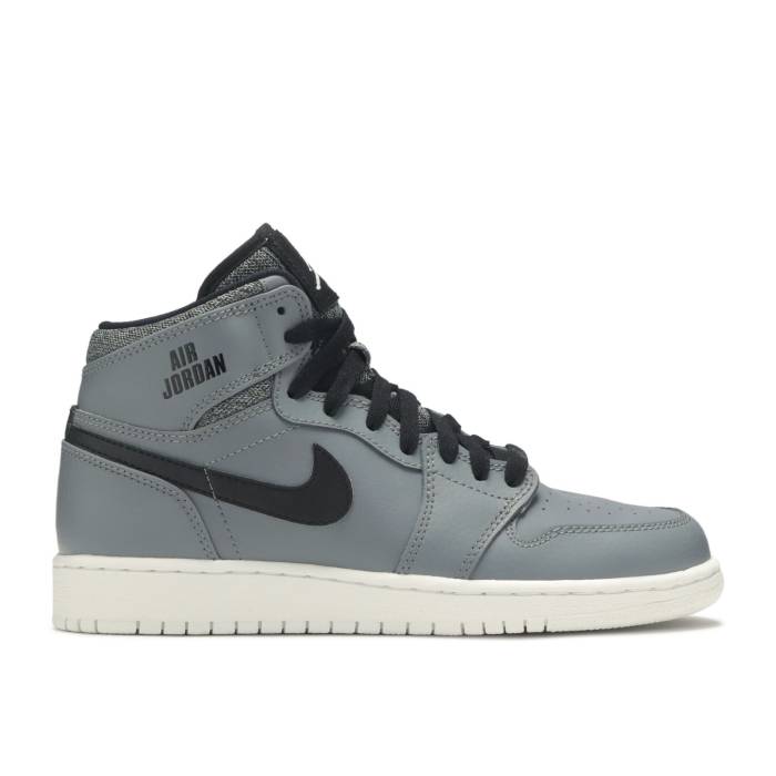 ʥ硼 Air Jordan  Jordan 1 High Bg 'Rare Air' Youth Cool Grey/W...