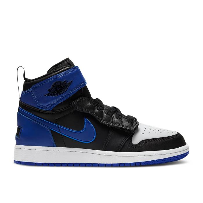 楽天スニケスナイキ　エアジョーダン Air Jordan 【 Jordan 1 High Flyease Gs 'Hyper Royal' Youth Black/White/Hyper Royal 】 ハイ キッズ ベビー マタニティ キッズファッション 靴 スニーカー ジュニア キッズ 黒色 ブラック