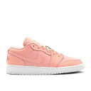 ナイキ エアジョーダン Air Jordan 【 Jordan 1 Low Gg 'Bleached Coral' Youth Bleached Coral/Trooper/White 】 キッズ ベビー マタニティ キッズファッション 靴 スニーカー ジュニア キッズ 白色 ホワイト