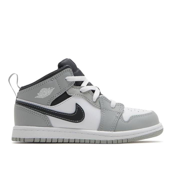 ʥ硼 Air Jordan  Jordan 1 Mid Td 'Light Smoke Grey' Infant Lig...