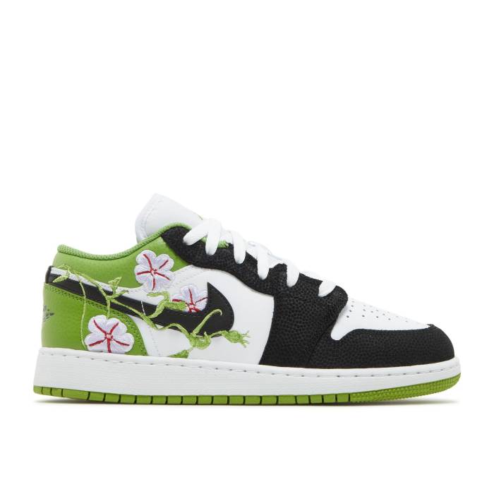 ʥ硼 Air Jordan  Jordan 1 Low Se Gs 'Floral' Youth White/Black...