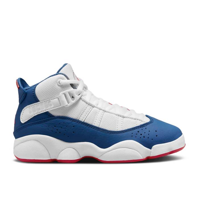 ʥ硼 Air Jordan  Jordan 6 Rings Ps 'True Blue' Youth White/Uni...