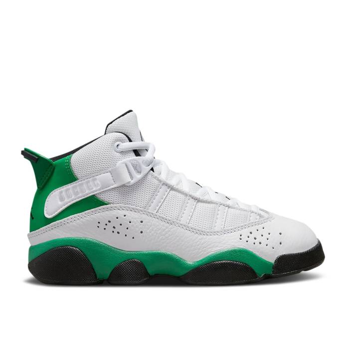 ʥ硼 Air Jordan  Jordan 6 Rings Ps 'White Lucky Green' Youth W...