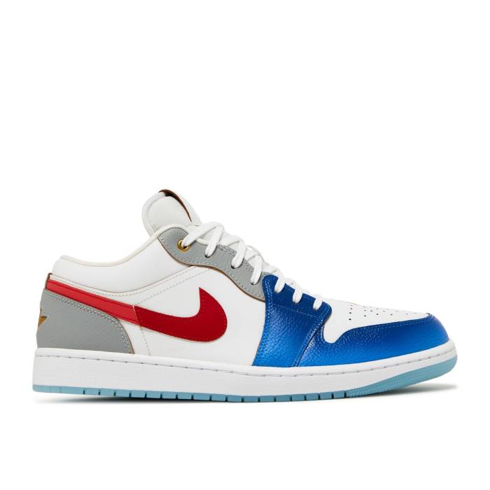 ナイキ　エアジョーダン Air Jordan 【 Jordan 1 Low Se 'Philippines' Men White/Game Royal/Ice Blue/University Red 】 靴 メンズ靴 スニーカー メンズ 白色 ホワイト Game ゲーム 青色 ブルー Red 赤・レッド