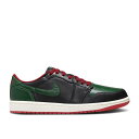 ナイキ エアジョーダン Air Jordan 【 Wmns Jordan 1 Retro Low Og 'Black Gorge Green' Women Black/Gorge Green/Varsity Red/Sail 】 レトロ 靴 レディース靴 スニーカー レディース 黒色 ブラック green 緑・グリーン Red
