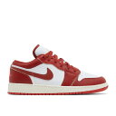 ナイキ エアジョーダン Air Jordan 【 Jordan 1 Low Se Gs 'Dune Red' Youth White/Dune Red/Lobs...