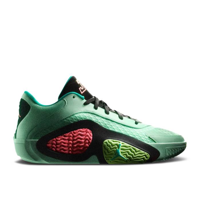 ナイキ　エアジョーダン Air Jordan 【 Jordan Tatum 2 'Vortex' Men Mint Foam/Lava Glow/Black/Hyper Jade/Key Lime 】 靴 メンズ靴 スニーカー メンズ 黒色 ブラック 翡翠・ジェード ライム