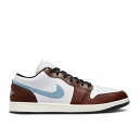 エアジョーダン Air Jordan 【 Jordan 1 Retro Low Se 'Brown Blue Grey' Men 】 レトロ 青色 ブルー 靴 メンズ靴 スニーカー メンズ(4)