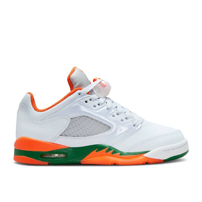 ʥ硼 Air Jordan  Jordan 5 Retro Low Gs 'Hurricanes' Youth Foot...