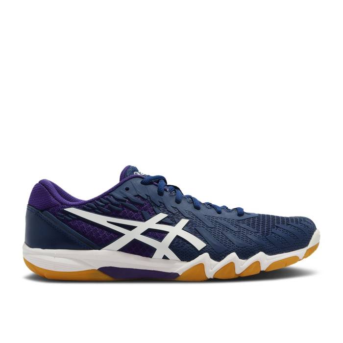 アシックス Asics 【 Attack Bladelyte 4 'Mako Blue' Men Mako Blue/White 】 靴 メンズ靴 スニーカー メンズ 青色 ブルー 白色 ホワイト