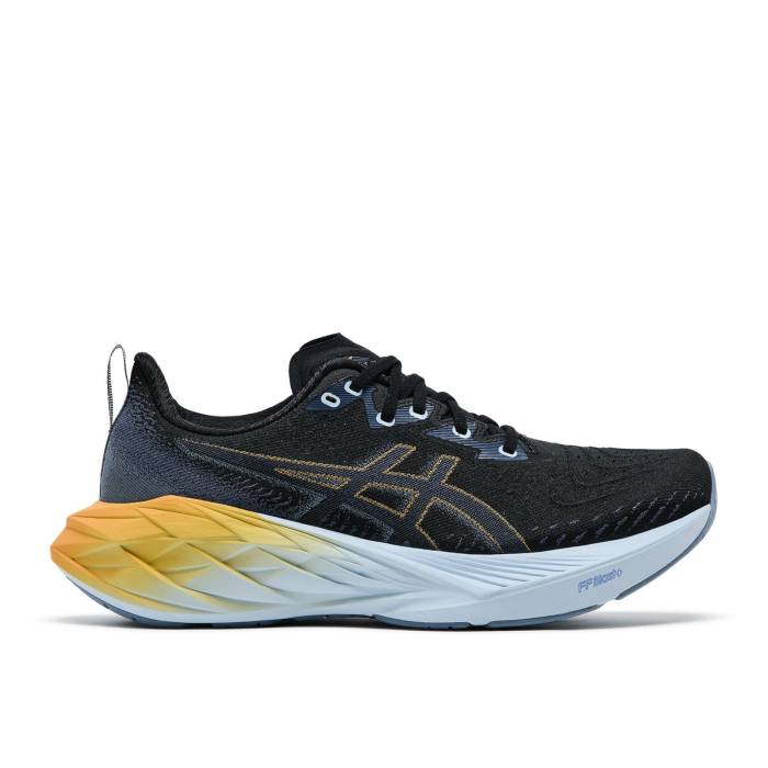 アシックス Asics 【 Novablast 4 'Black Thunder Blue' Men Black/Thunder Blue 】 サンダー 靴 メンズ靴 スニーカー メンズ 黒色 ブラック サンダー 青色 ブルー