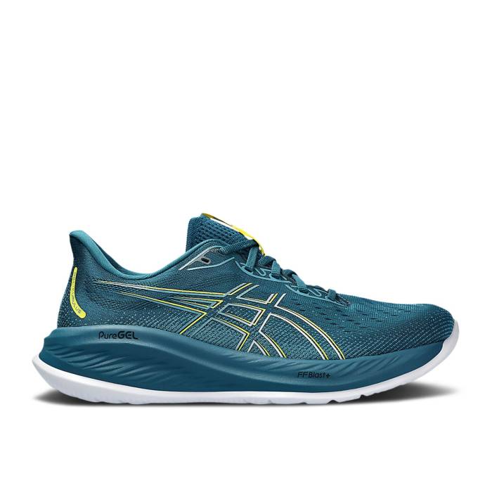 アシックス Asics 【 Gel Cumulus 26 'Evening Teal' Men Evening Teal/Bright Yellow 】 靴 メンズ靴 スニーカー メンズ yellow 黄色・イエロー