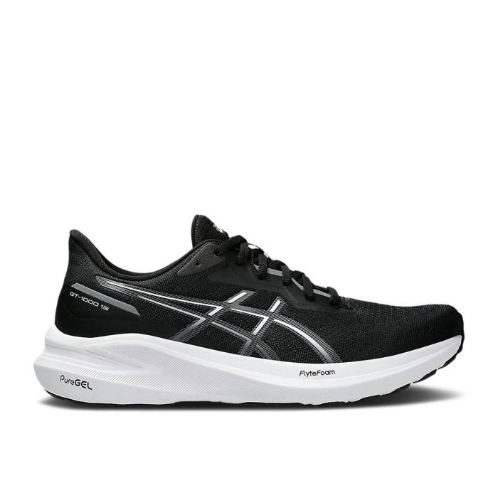 アシックス Asics 【 Gt 1000 13 'Black White' Men Black/White 】 13 サーティーン 靴 メンズ靴 スニーカー メンズ 黒色 ブラック 白色 ホワイト